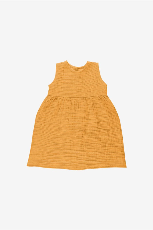 Cocoon Kids Dress Curry
