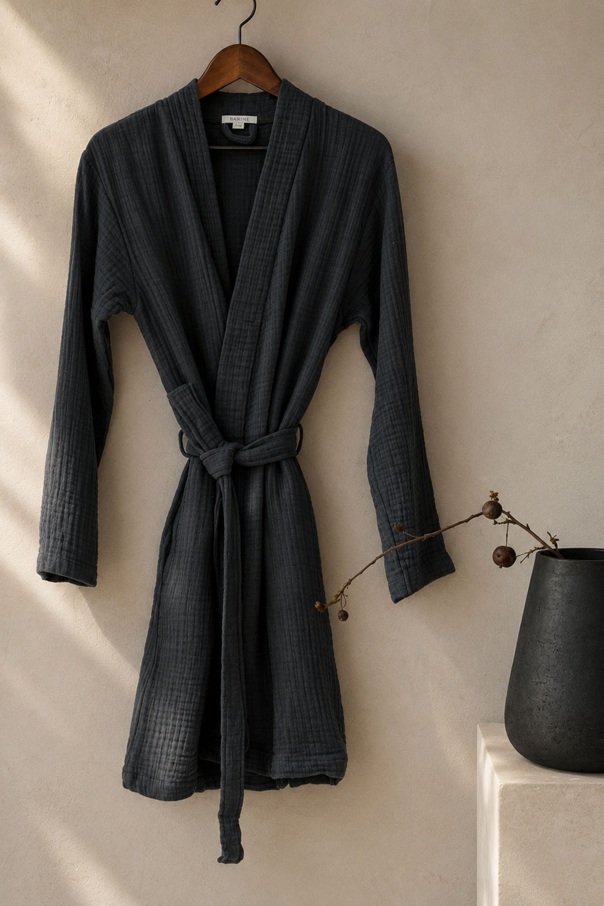 Cocoon Bathrobe Anthracite