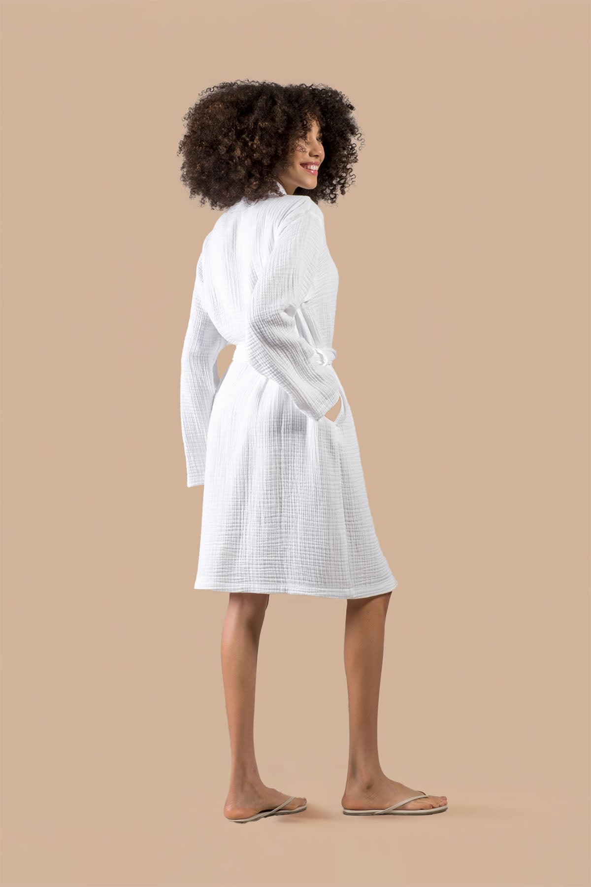Cocoon Bathrobe White