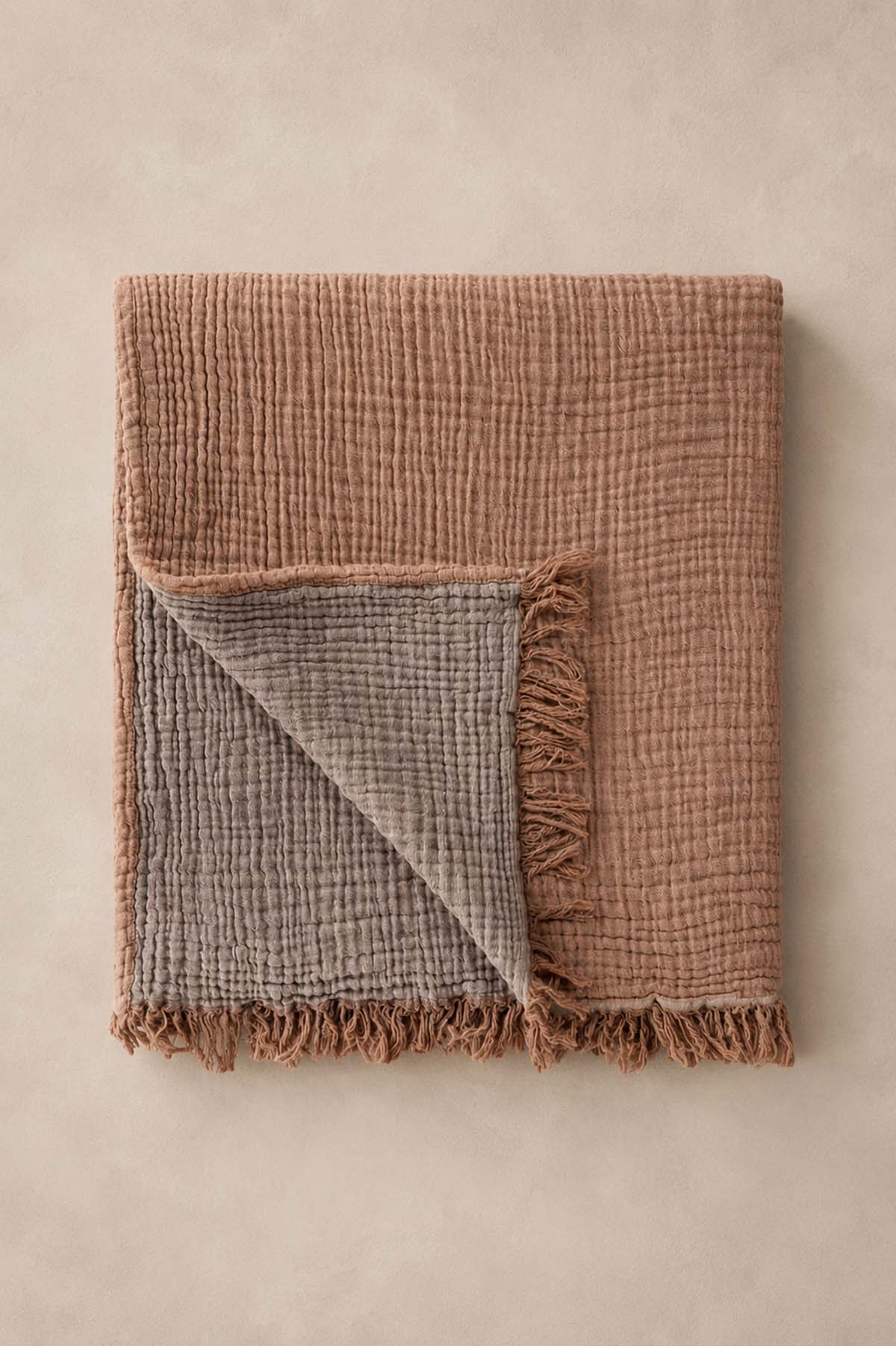 Cocoon Sofa Throw Apricot-Ginger Snap