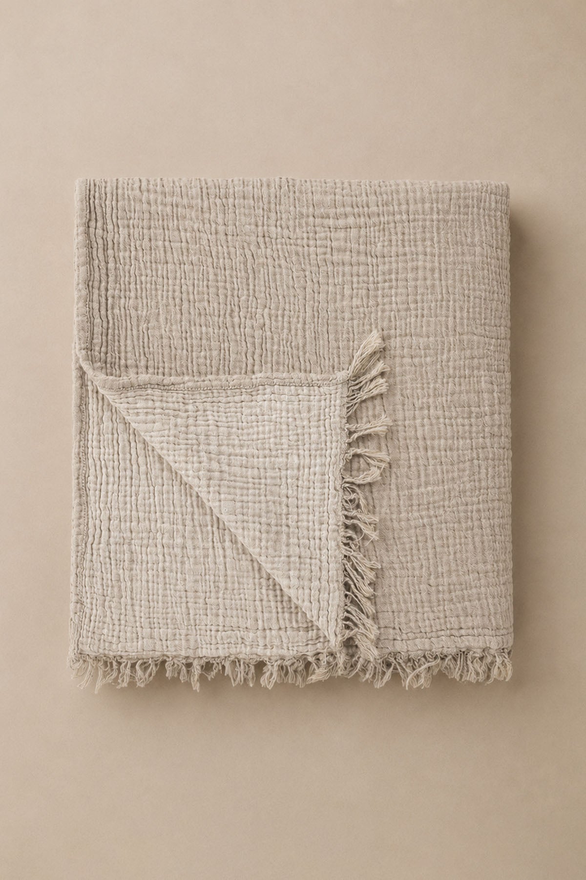 Cocoon Sofa Throw Beige