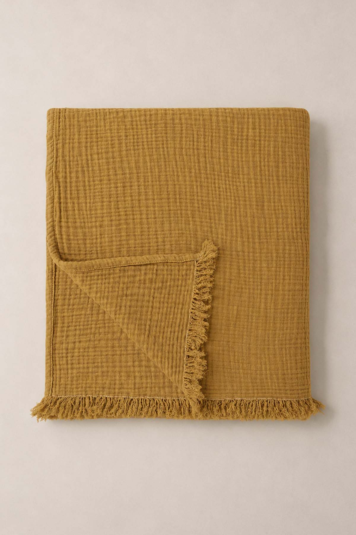 Cocoon Sofa Shawl Curry