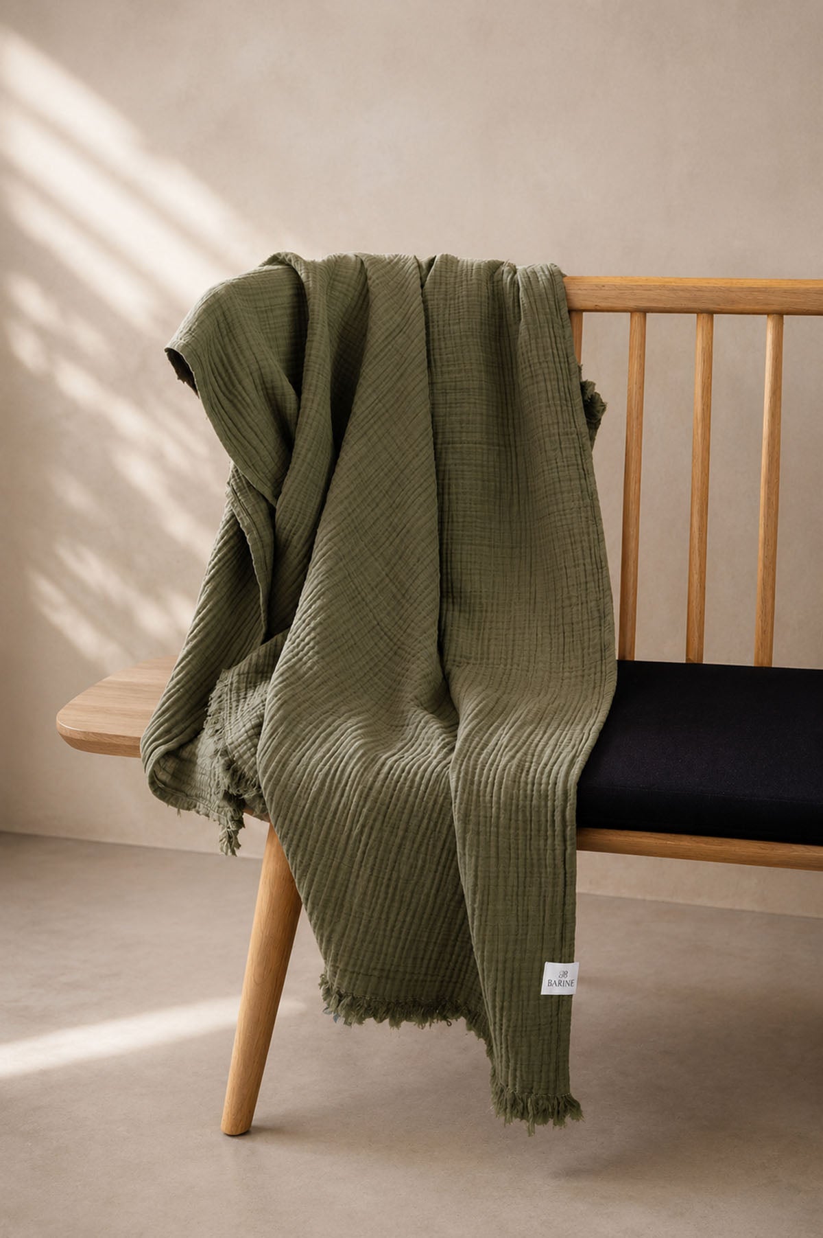 Cocoon Sofa Throw Timber
