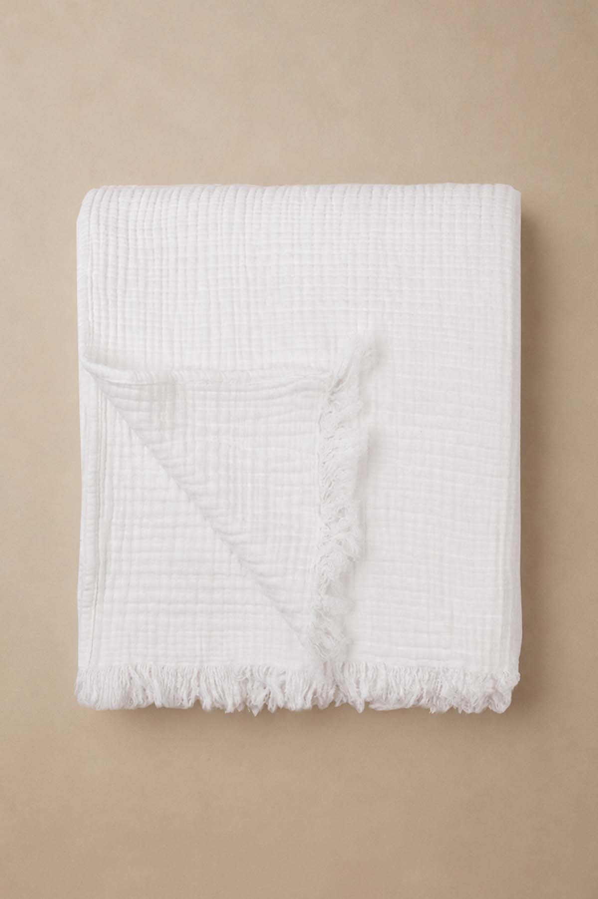 Cocoon Sofa Throw White