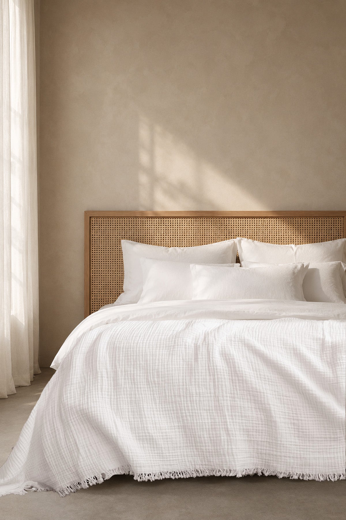 Cocoon Bedspread White