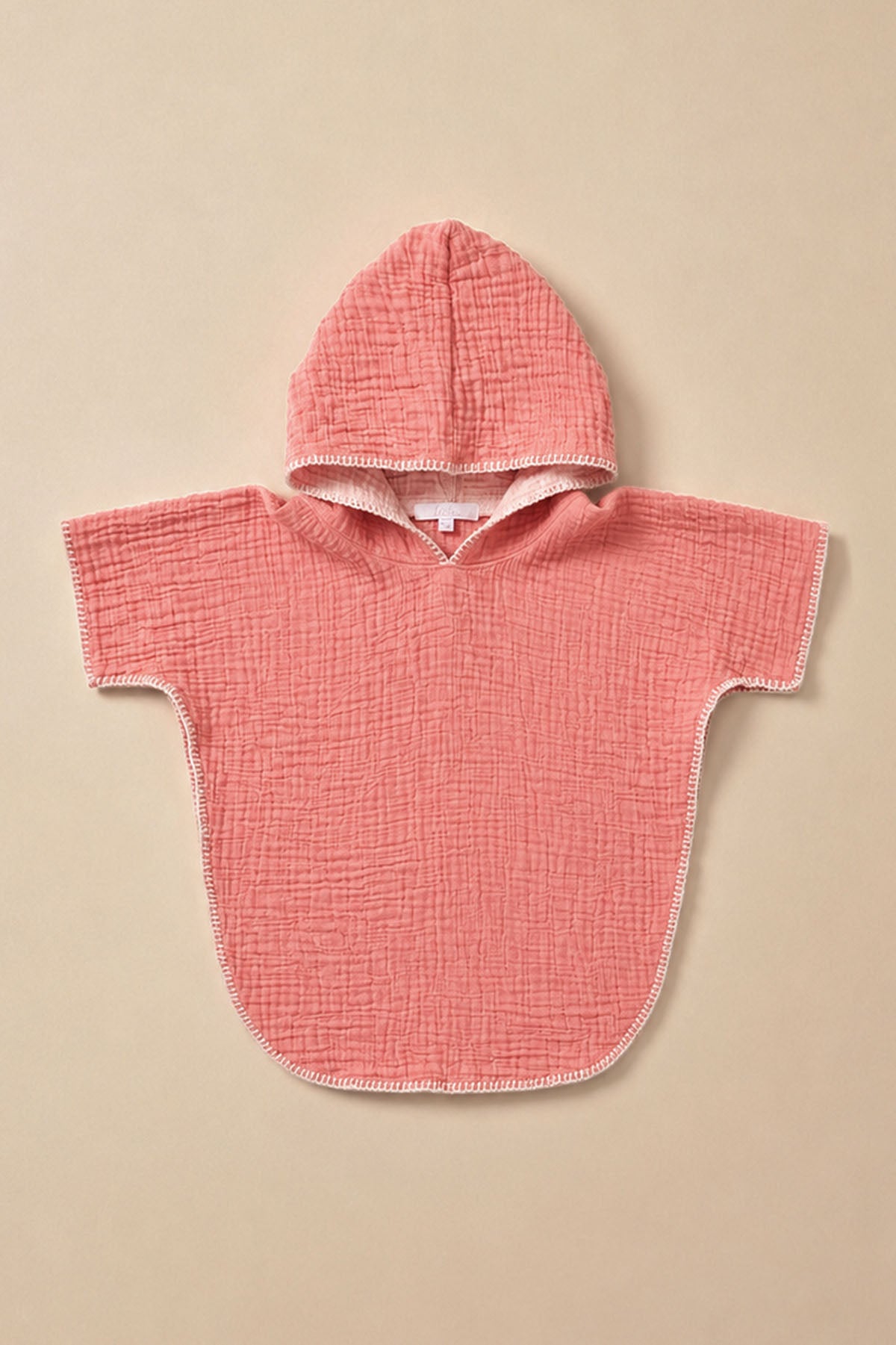 Cocoon Kids Poncho Coral