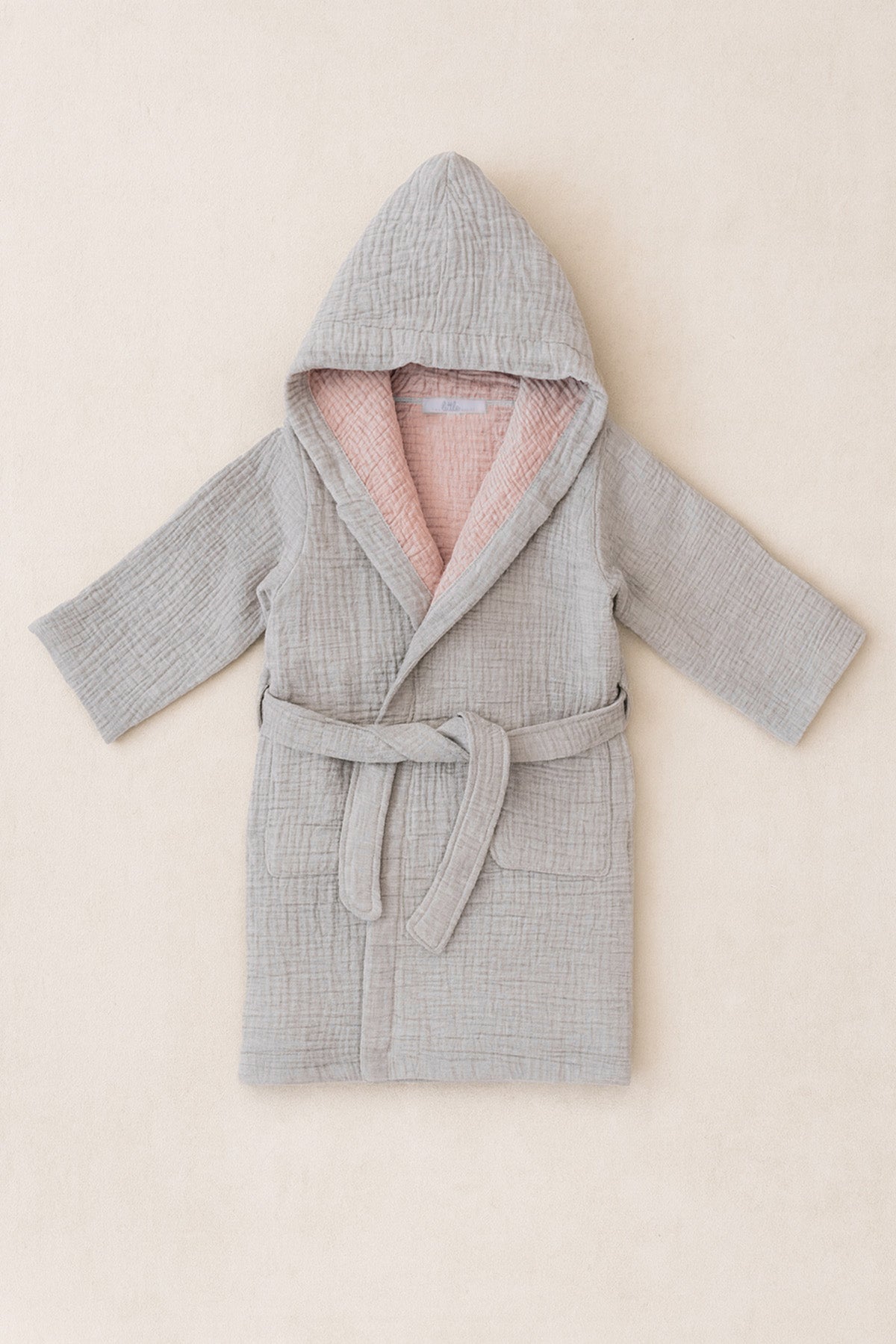 Cocoon Kids Bathrobe Gray