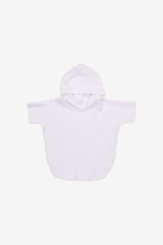 Cocoon Baby Poncho White