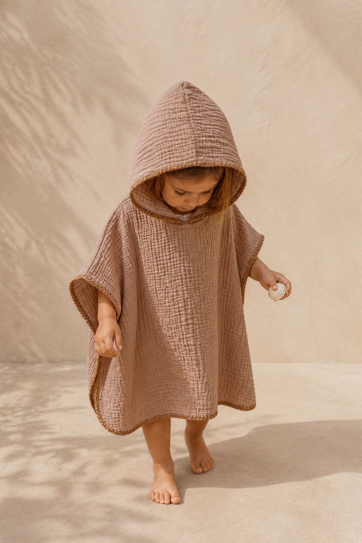 Cocoon Baby Poncho Tan