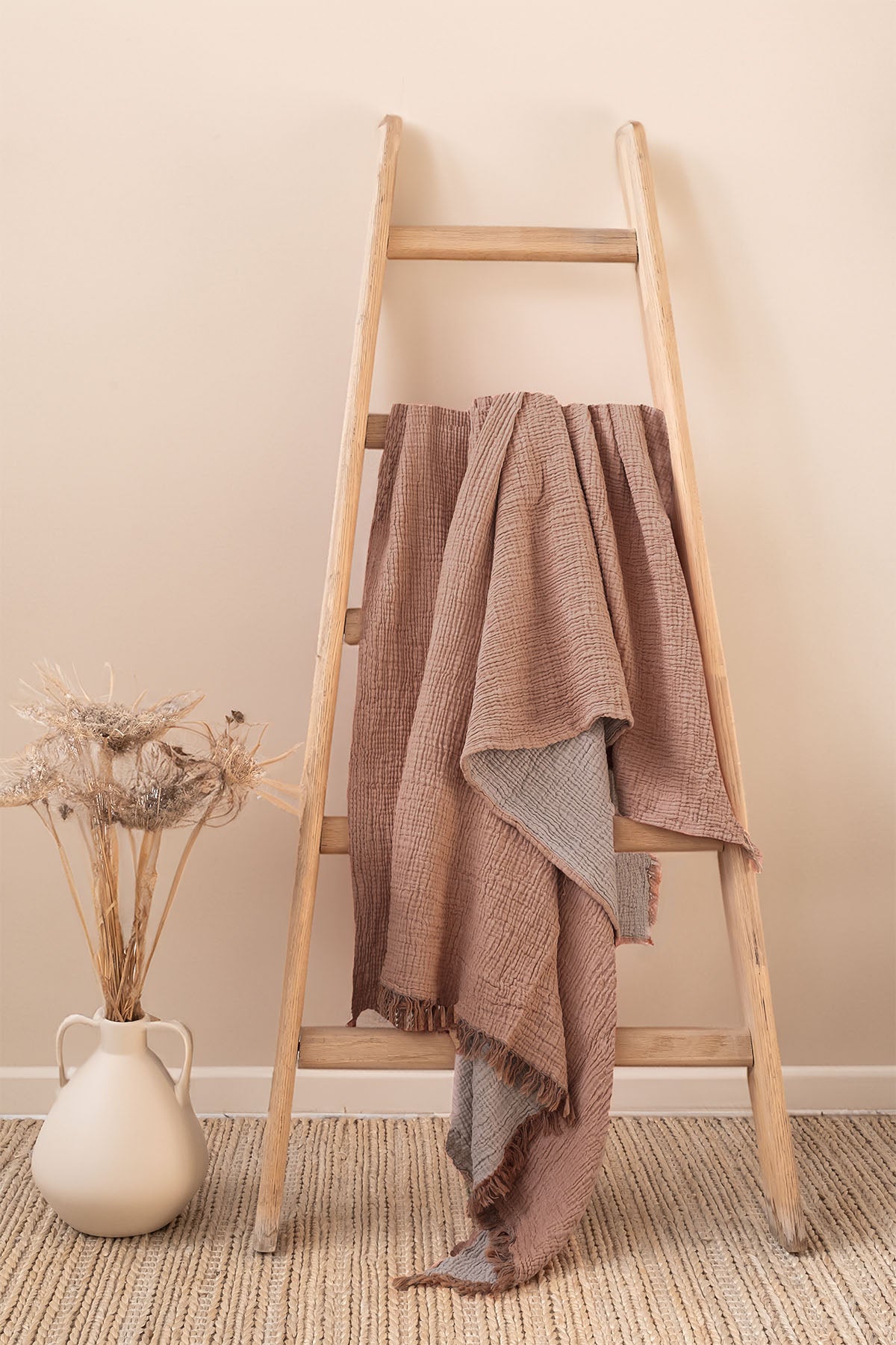 Cocoon Sofa Throw Apricot-Ginger Snap