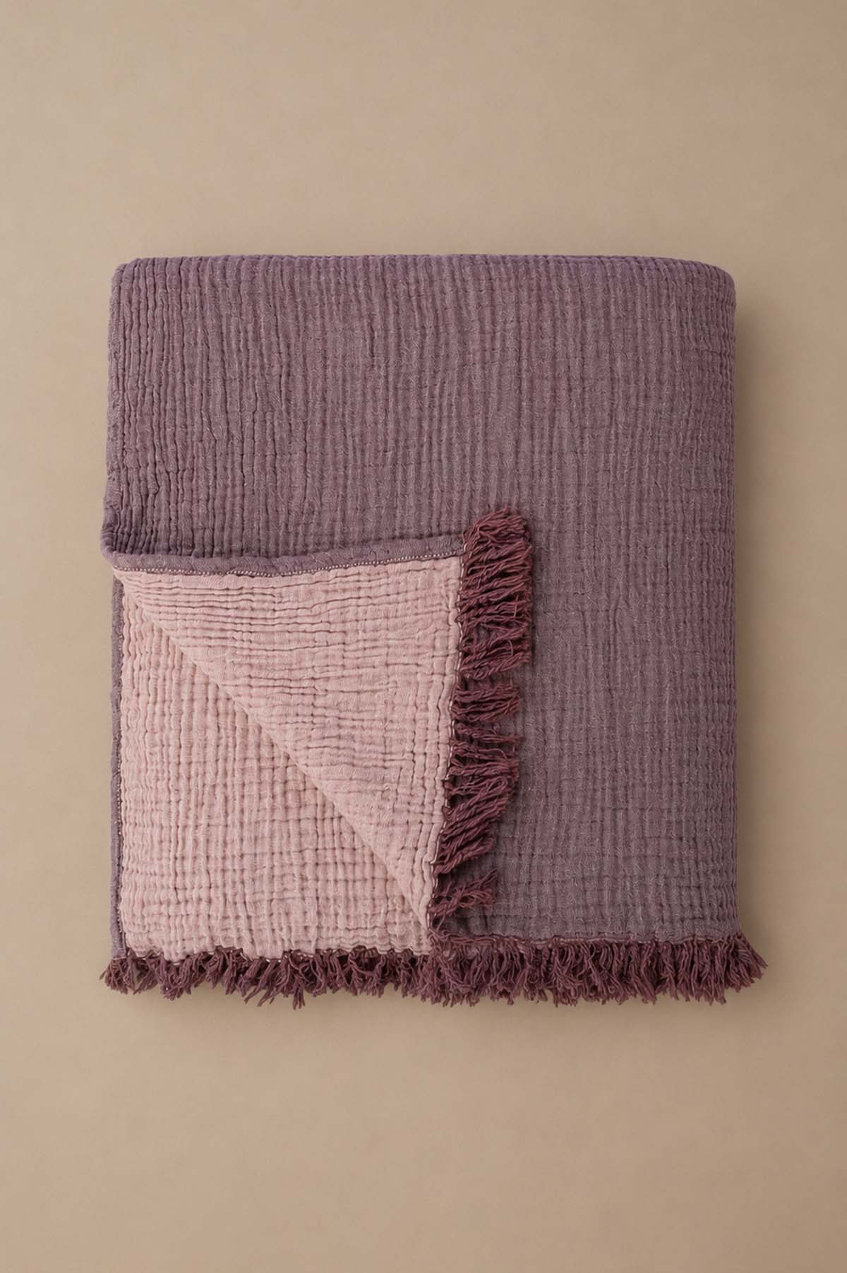 Cocoon Sofa Throw Wine-Mousse