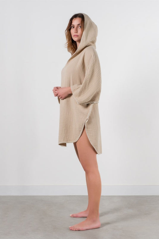 Cocoon Adult Poncho Beige