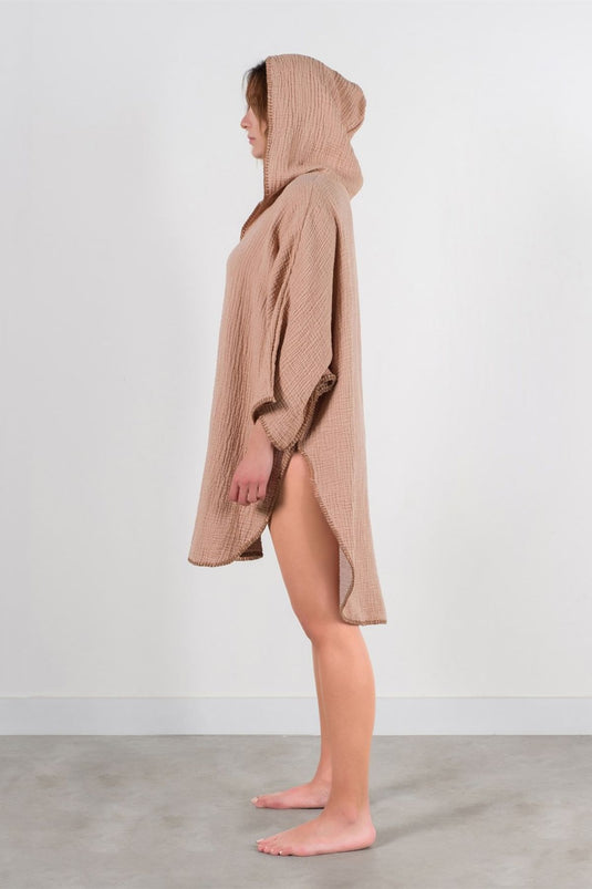 Cocoon Adult Poncho Tan