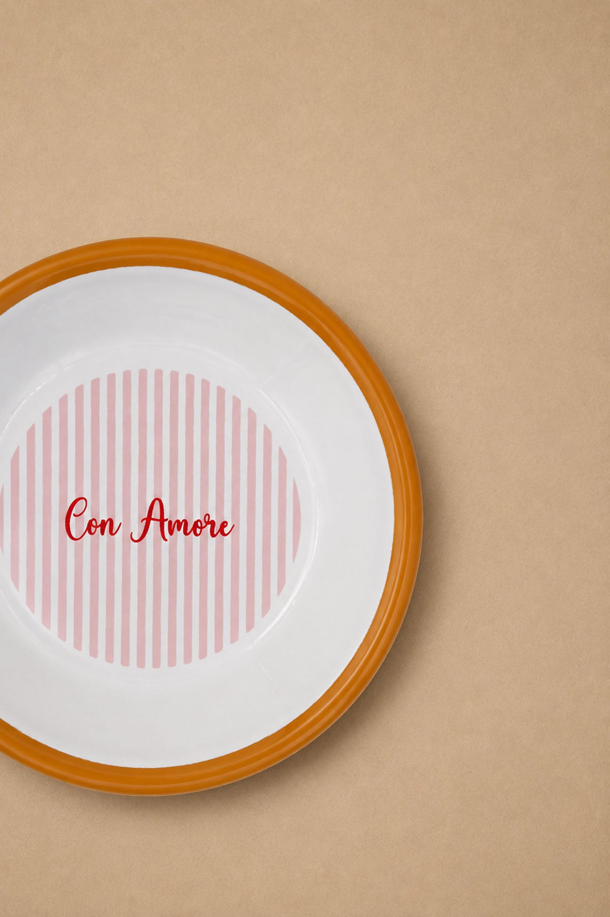 Con Amore Emaye Çerezlik, Meze Tabağı 12 cm