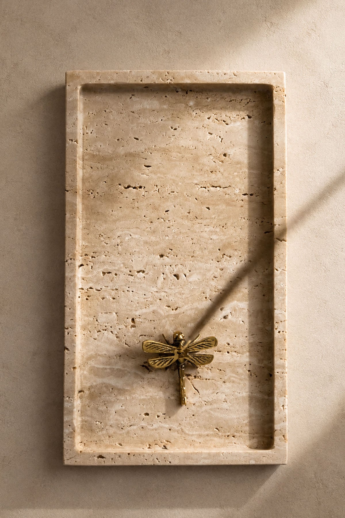 Decorative Marble Tray Natural 18x28x2