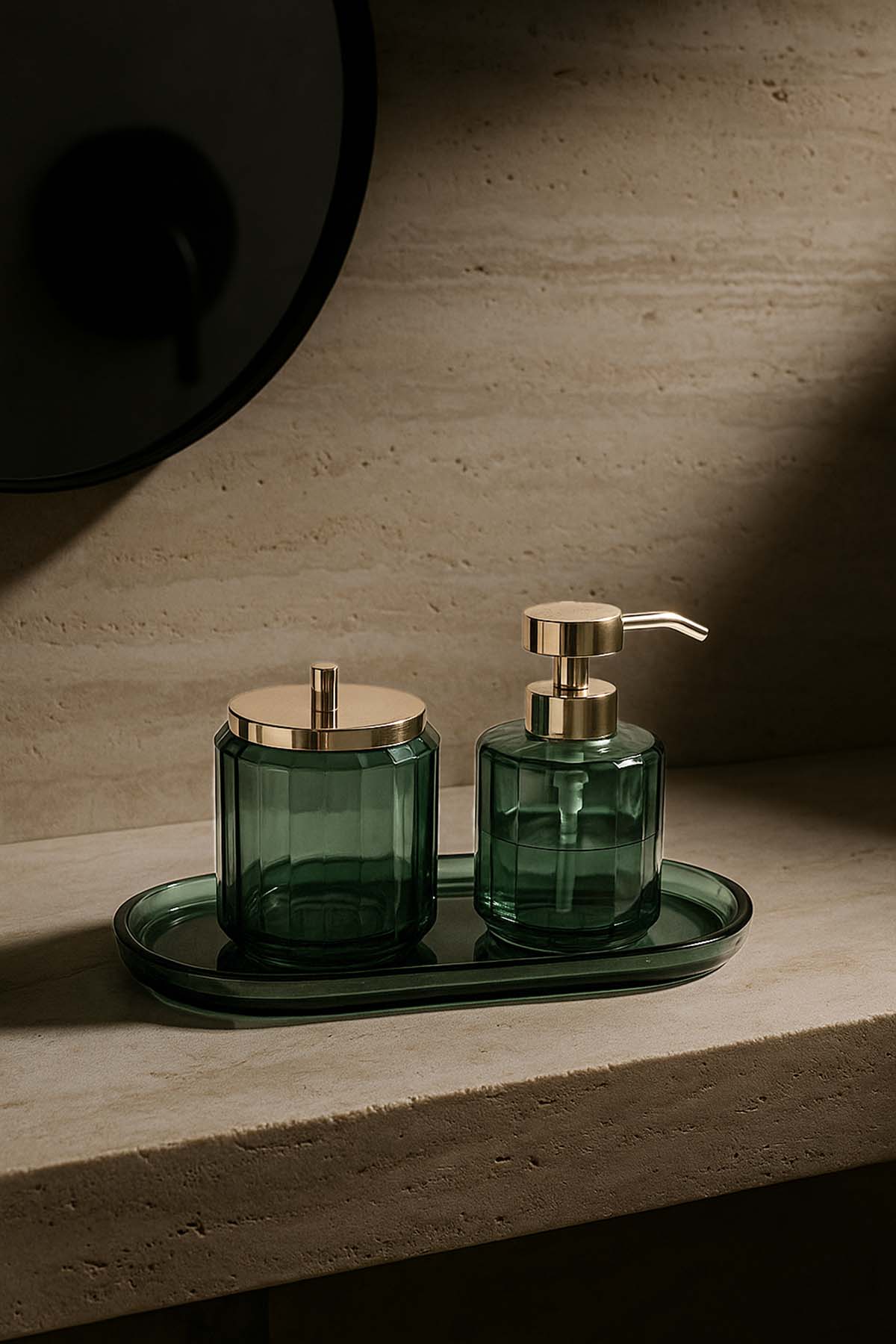 Emerald Cam Banyo Seti