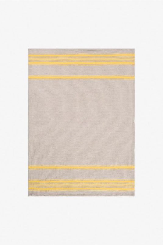 Epicure Kitchen Towel Linen-Saffron Striped