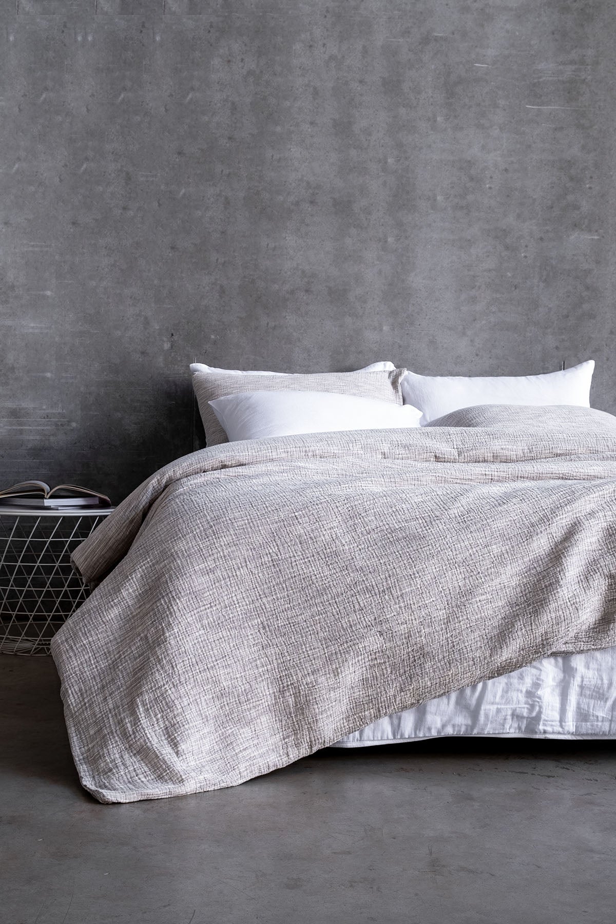 Fog Duvet Cover Anthracite