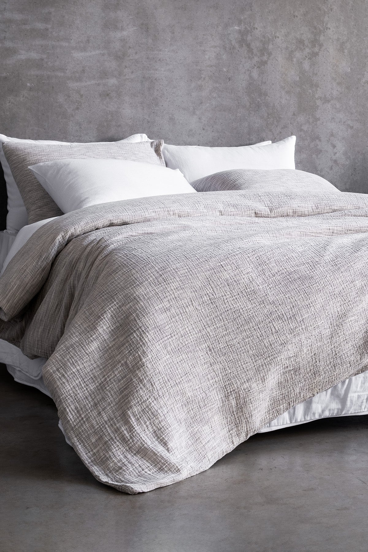 Fog Duvet Cover Anthracite