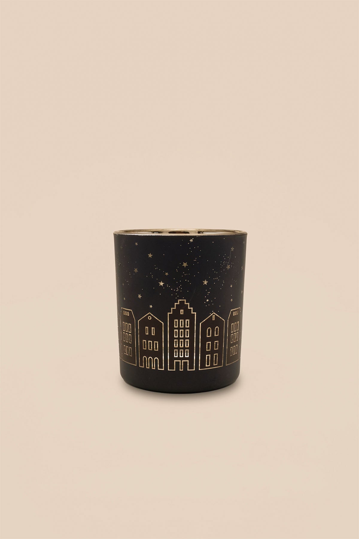 Işıklı Evler Mumluk 7x8 cm