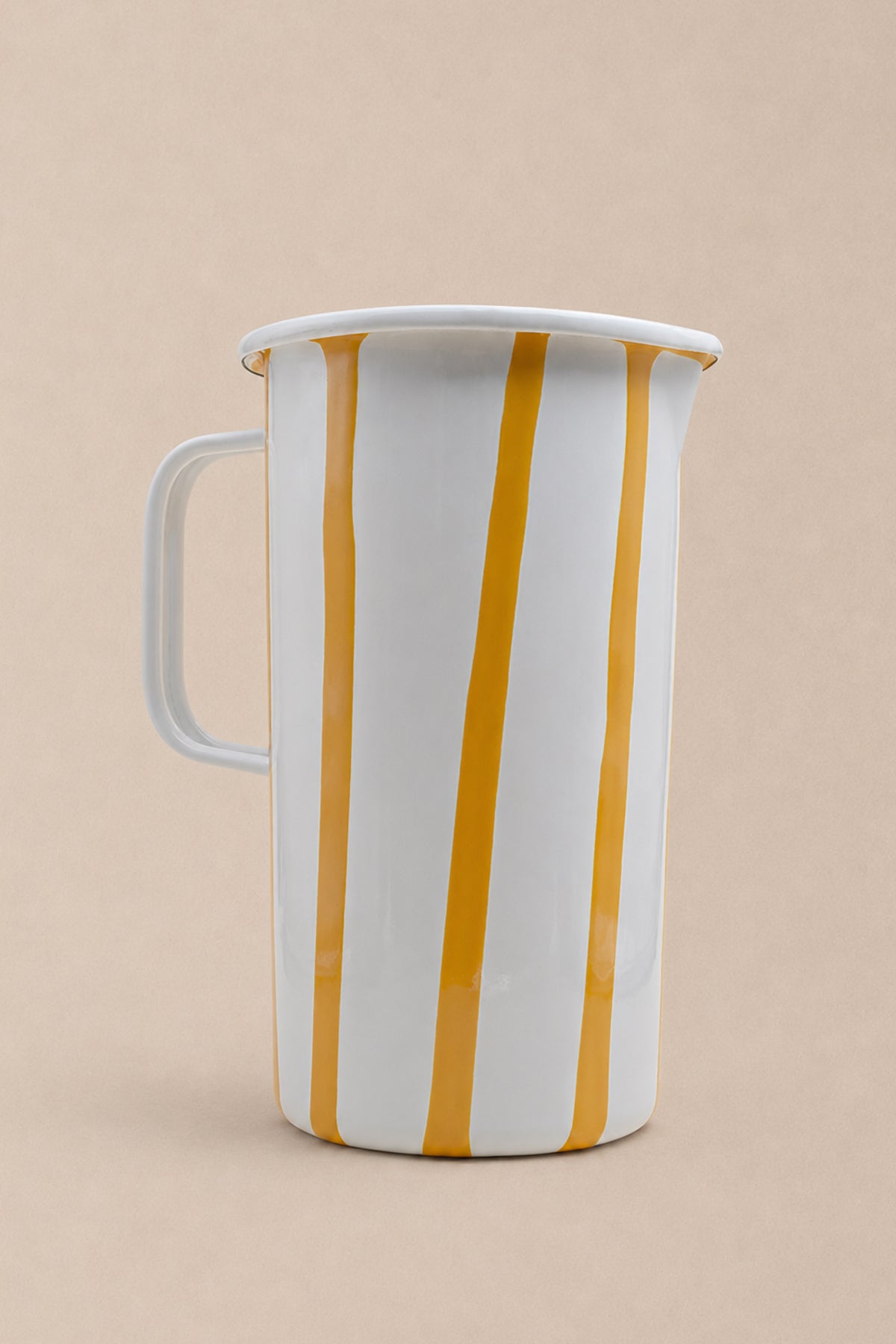 Akıtma Emaye Sürahi Sarı 1600 ml