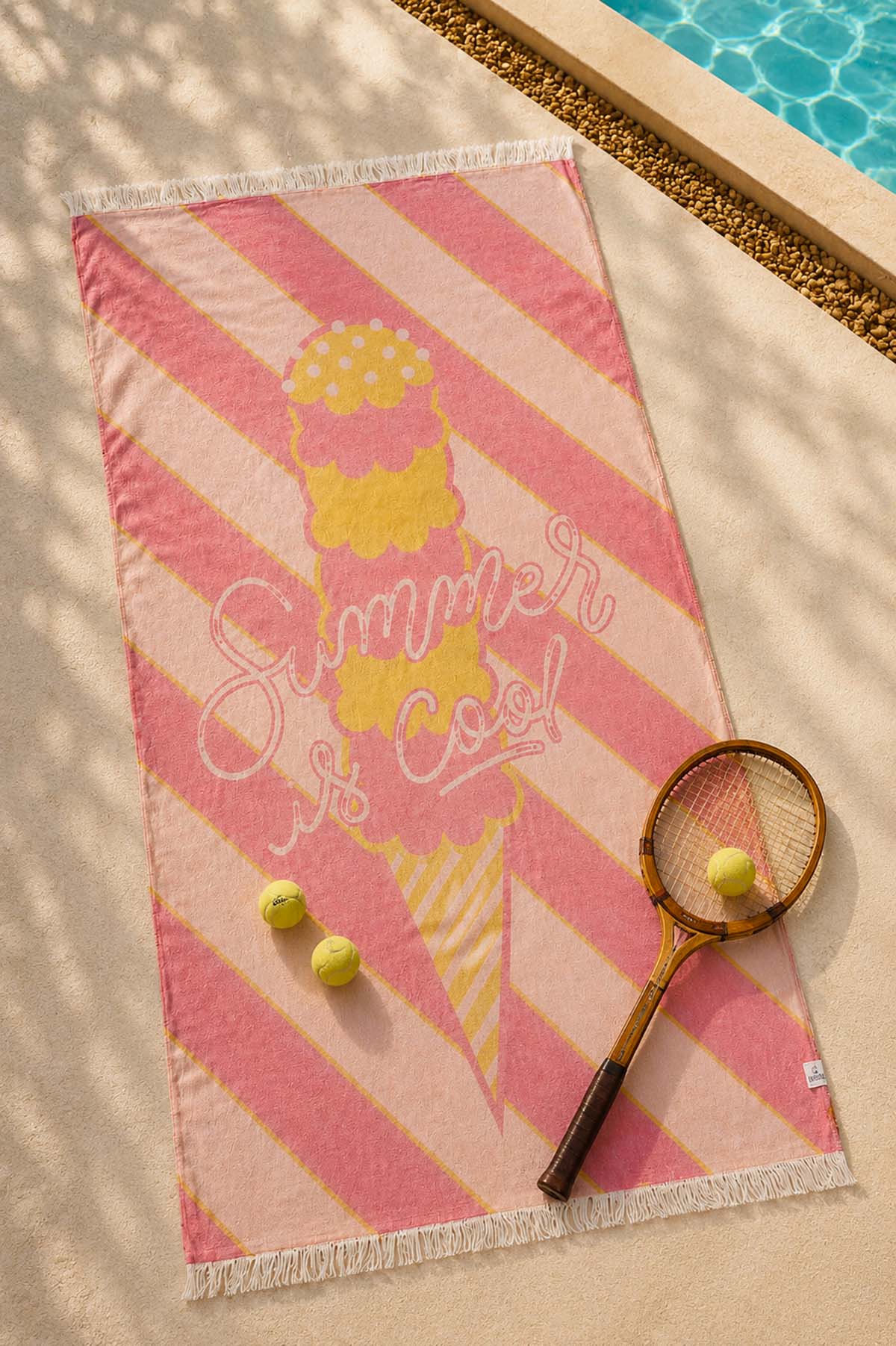 Ice Cream Jakarlı Peştamal, Taşıma Çantalı