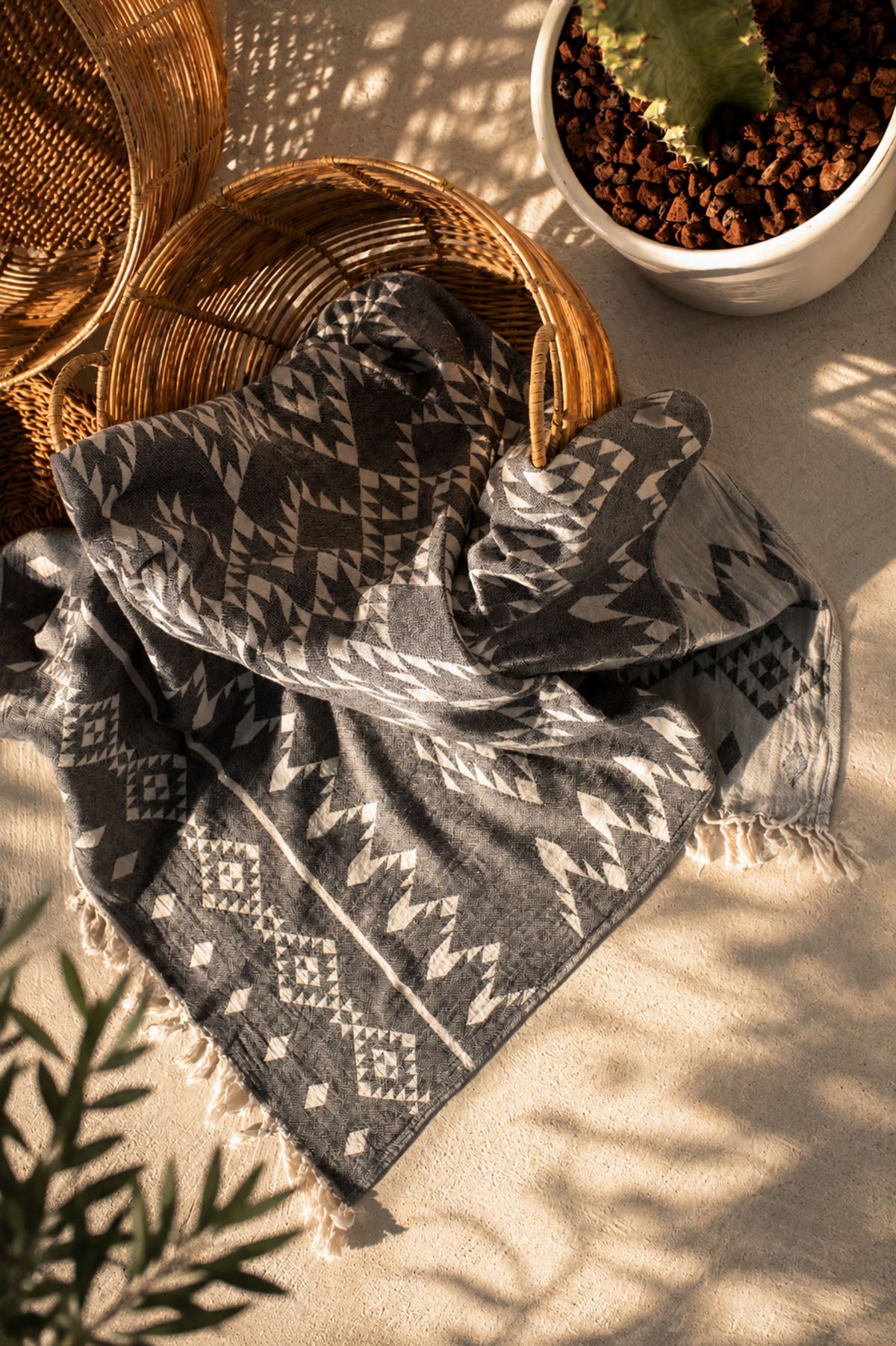 Kilim Loincloth Black