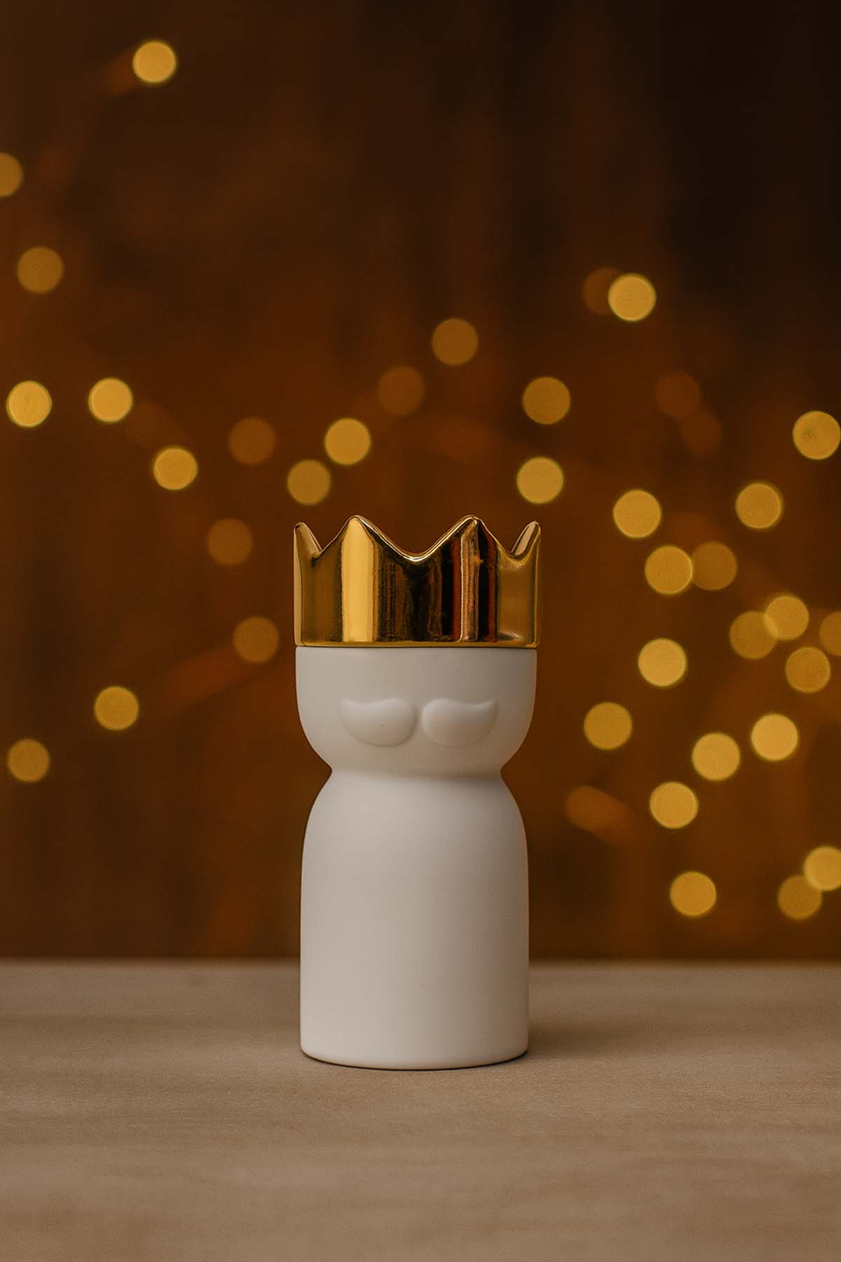 Caspar Kral Işığı Mumluk, Şamdan 6x12 cm