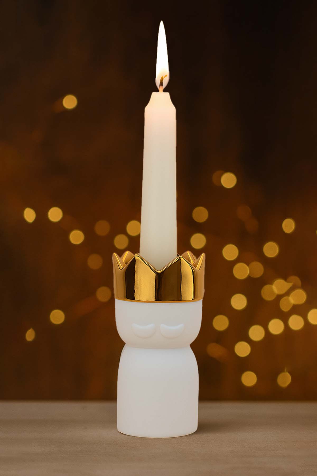 Caspar Kral Işığı Mumluk, Şamdan 6x12 cm