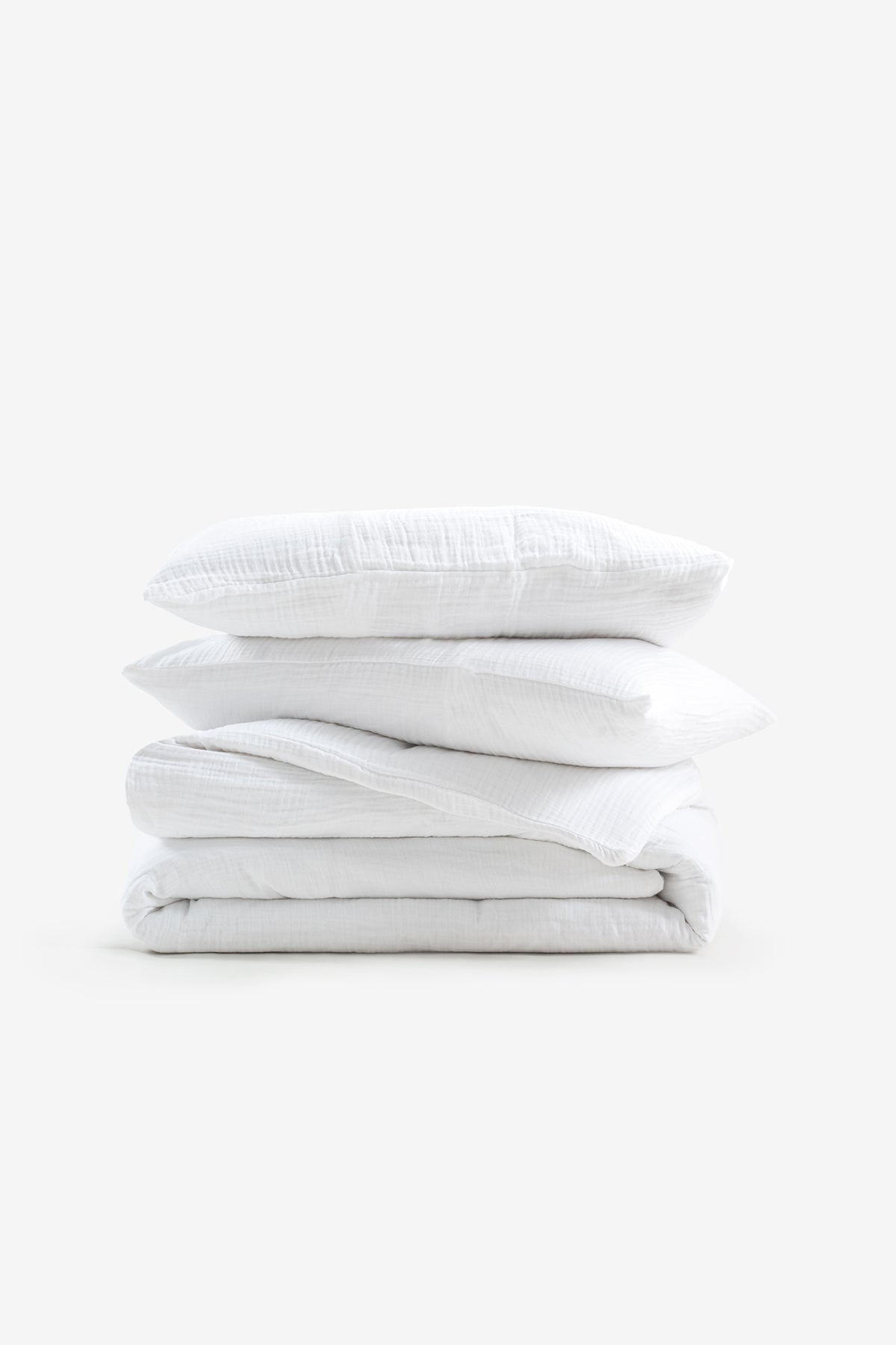 Koza Muslin Duvet Cover White