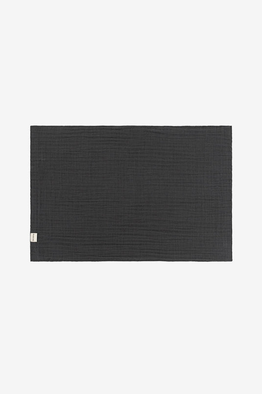 Koza Muslin Placemat Anthracite