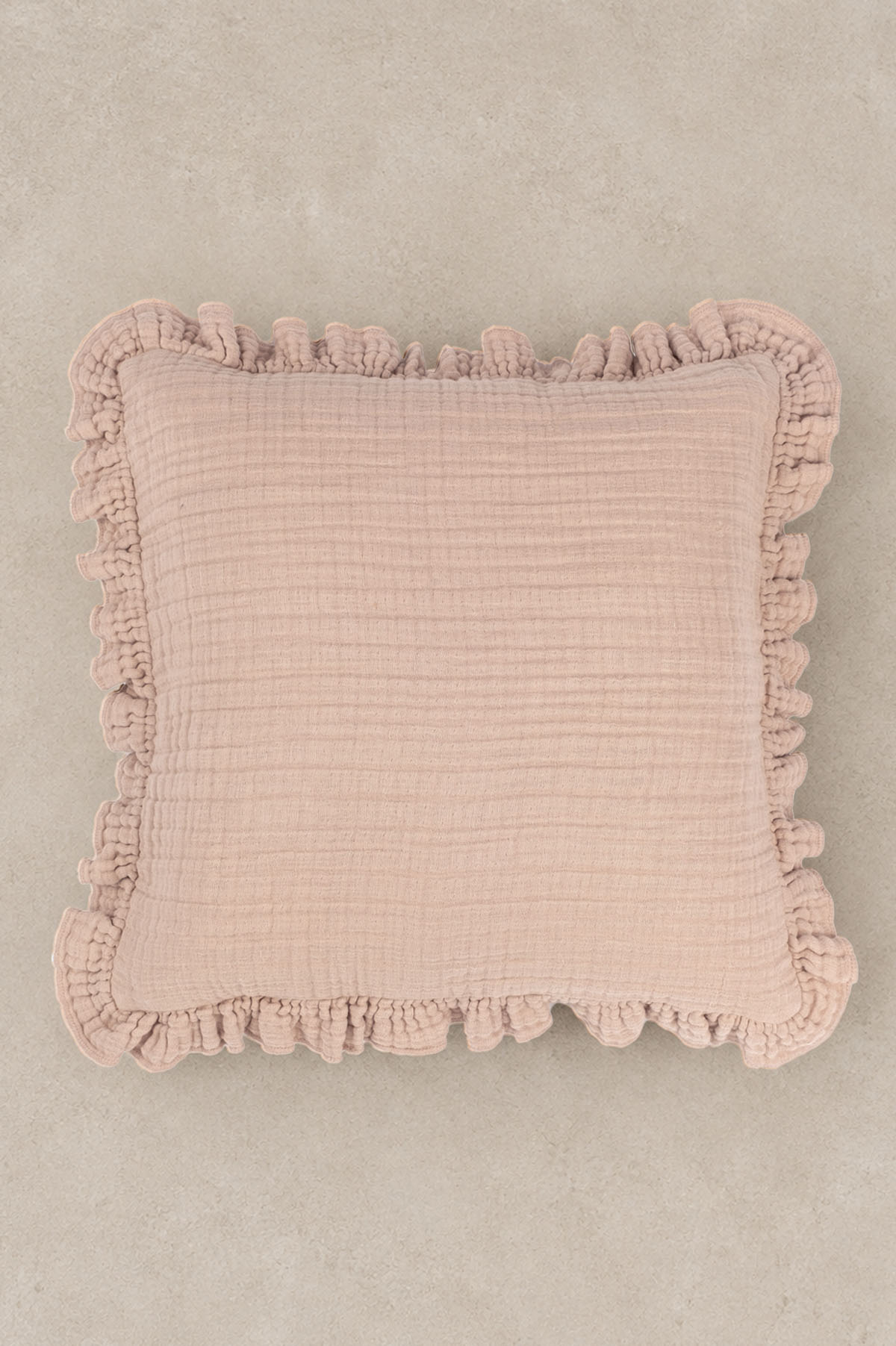 Linen Gauze Throw Pillow Cover Cuban Sand