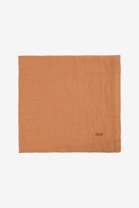 Linen Linen Tablecloth Indian Tan