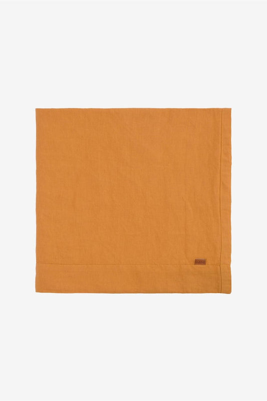 Linen Linen Tablecloth Oak Buff