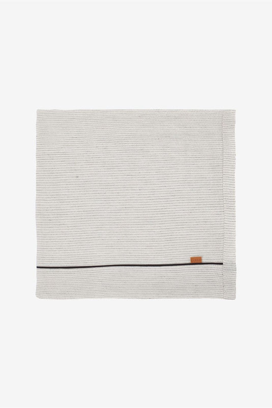 Linen Linen Tablecloth Off White-Black Stripes