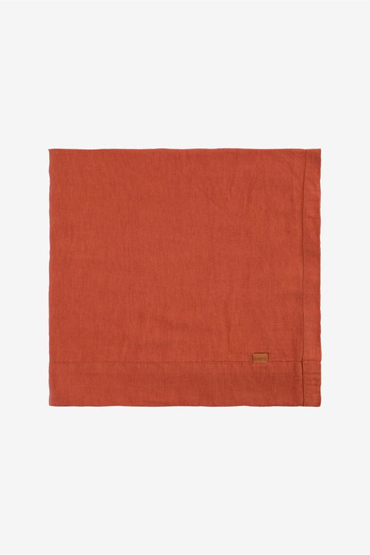 Linen Linen Tablecloth Spicy Orange