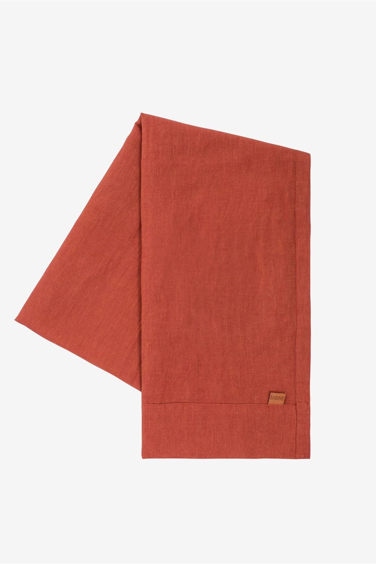 Linen Runner Spicy Orange