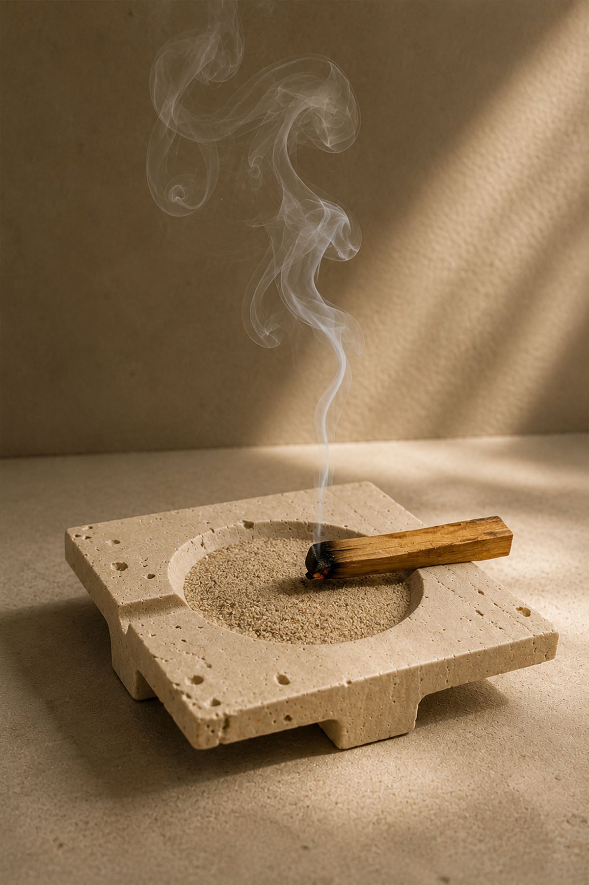Mermer Palo Santo Tütsülük ve Kül Tablası