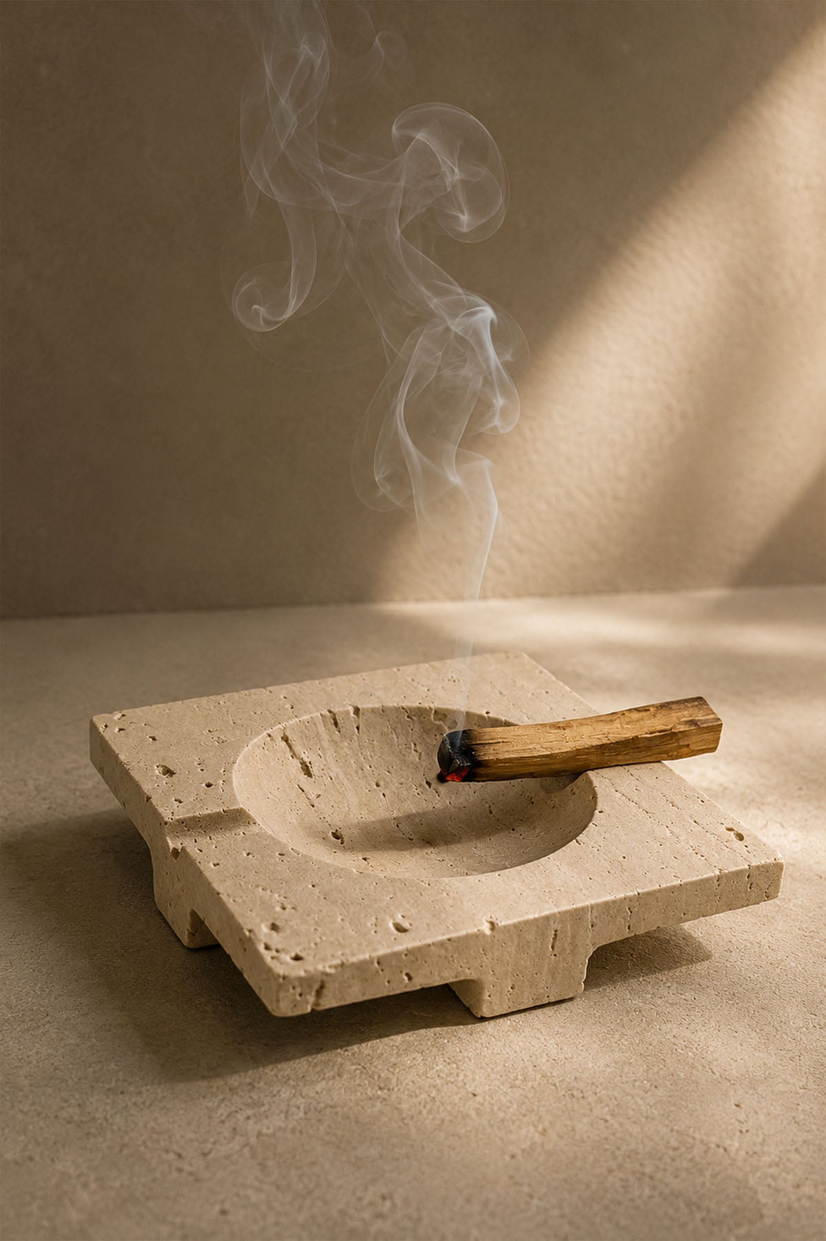 Mermer Palo Santo Tütsülük ve Kül Tablası