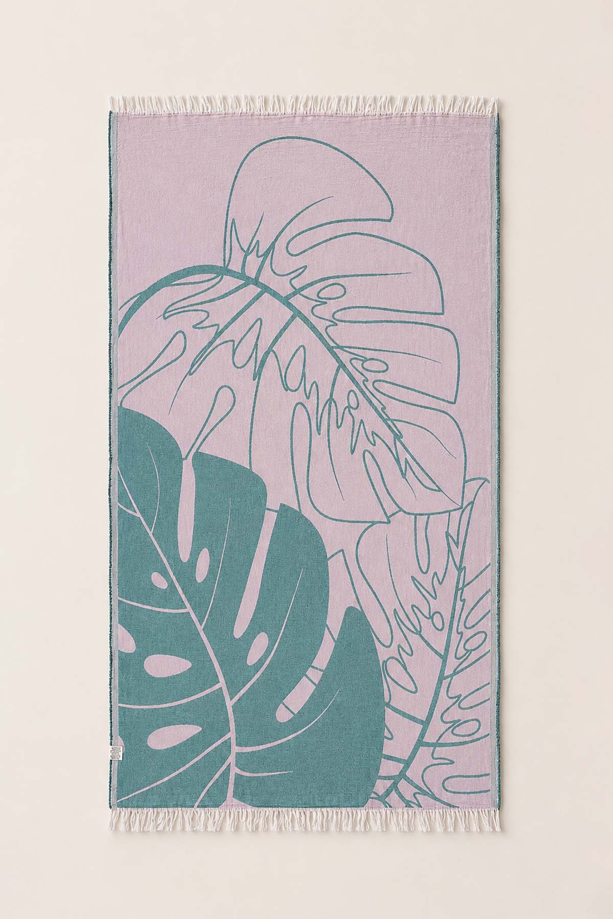 Monstera Peştamal Rose Smoke