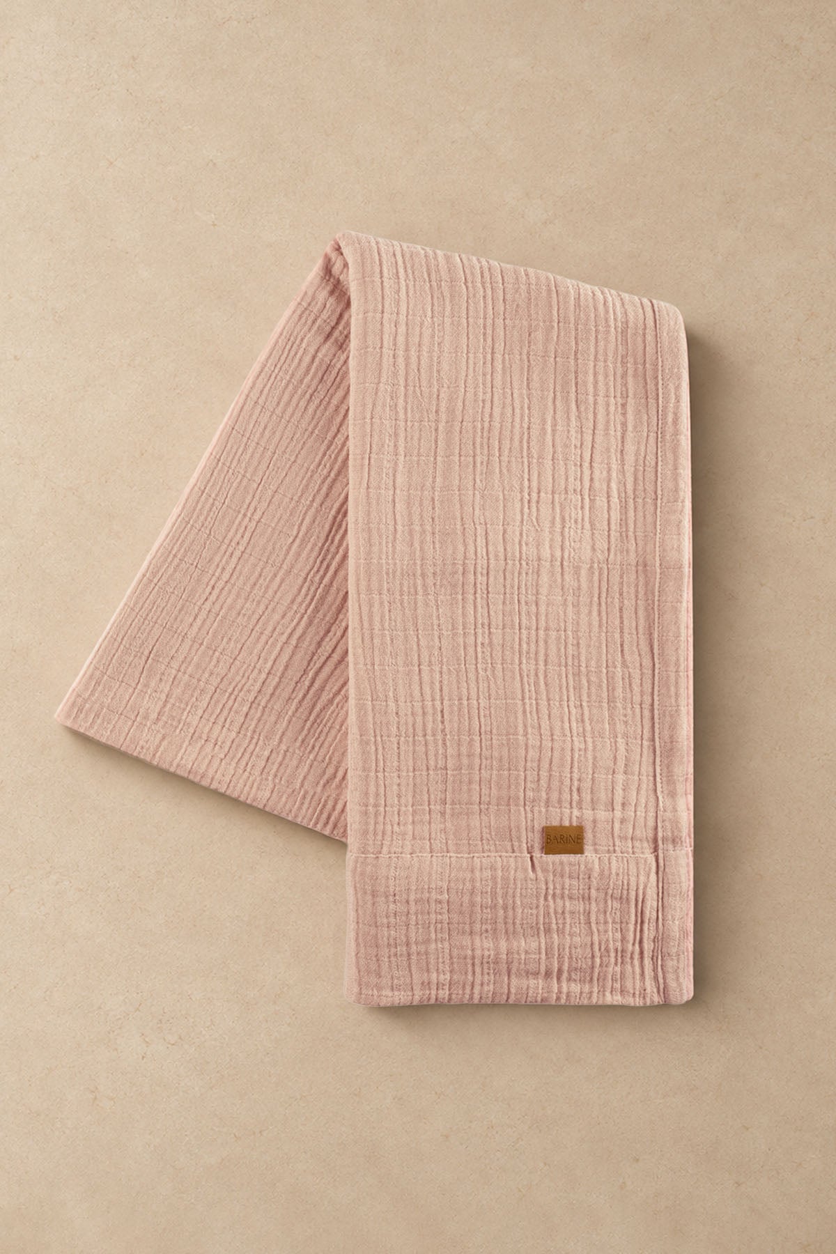 Muslin Masa Runnerı Toz Pembe