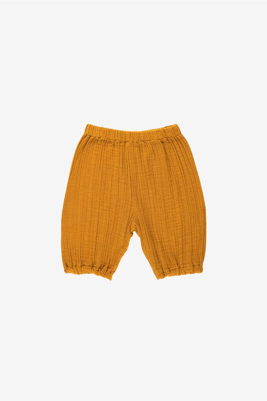 Musselin-Kindershorts Curry