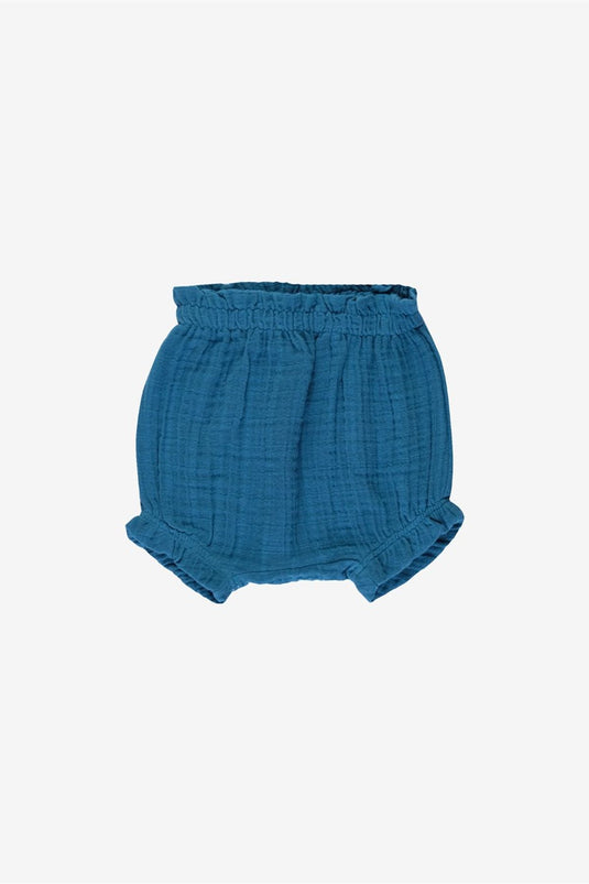 Muslin Baby Shorts Lyons Blue