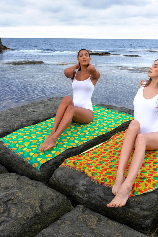 Пляжное полотенце Kikoy с ананасом