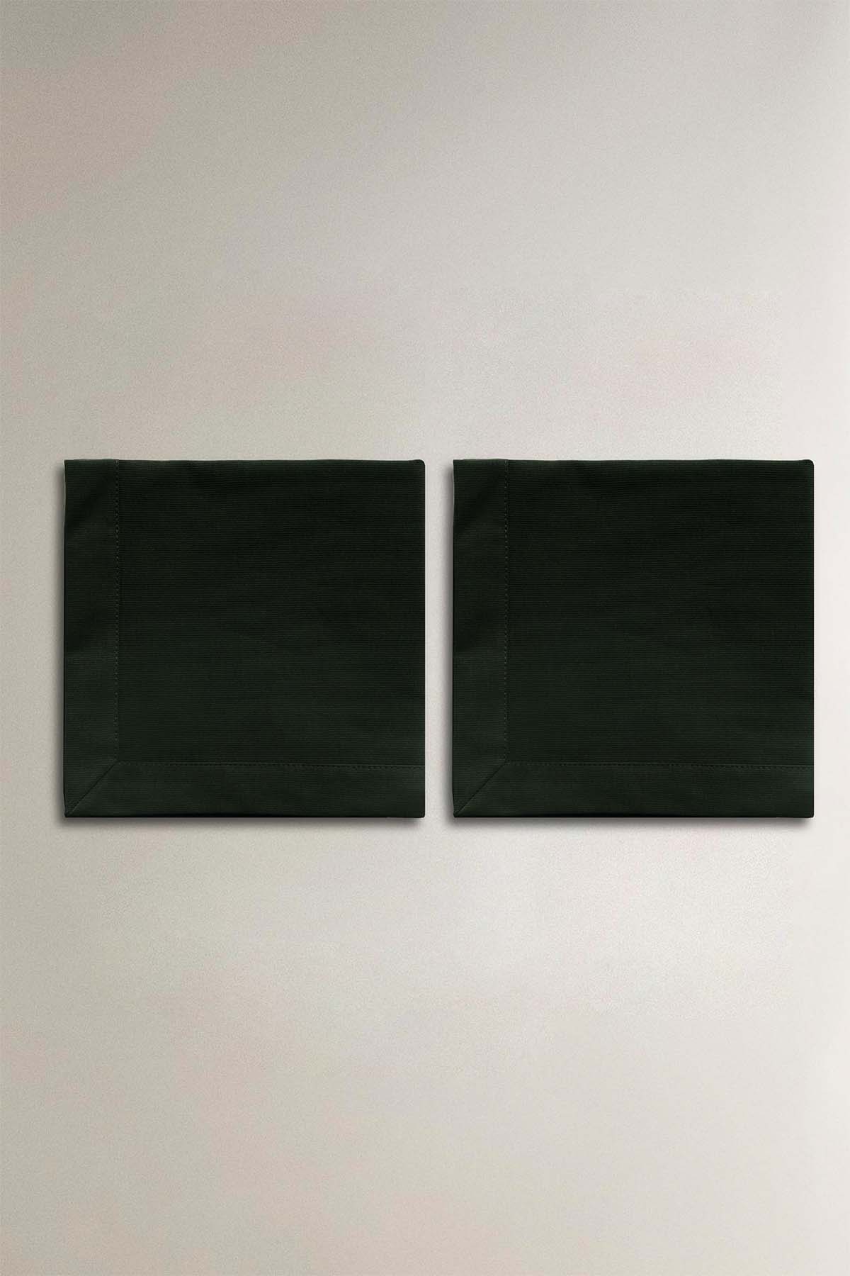 Corduroy Kumaştan 2'li Peçete Seti