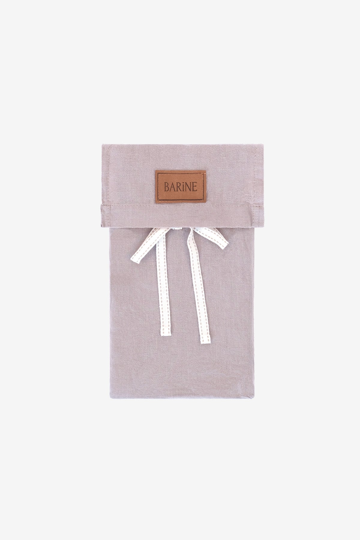 Yıkanmış Keten Yastık Kılıfı 2'li Set Lila