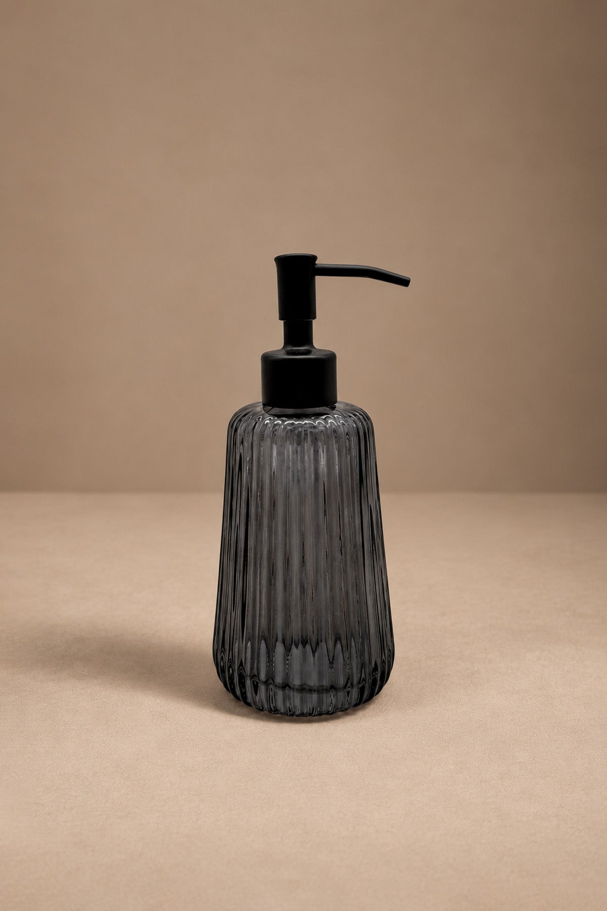 Shadow Anthracite Glass Liquid Soap Dispenser