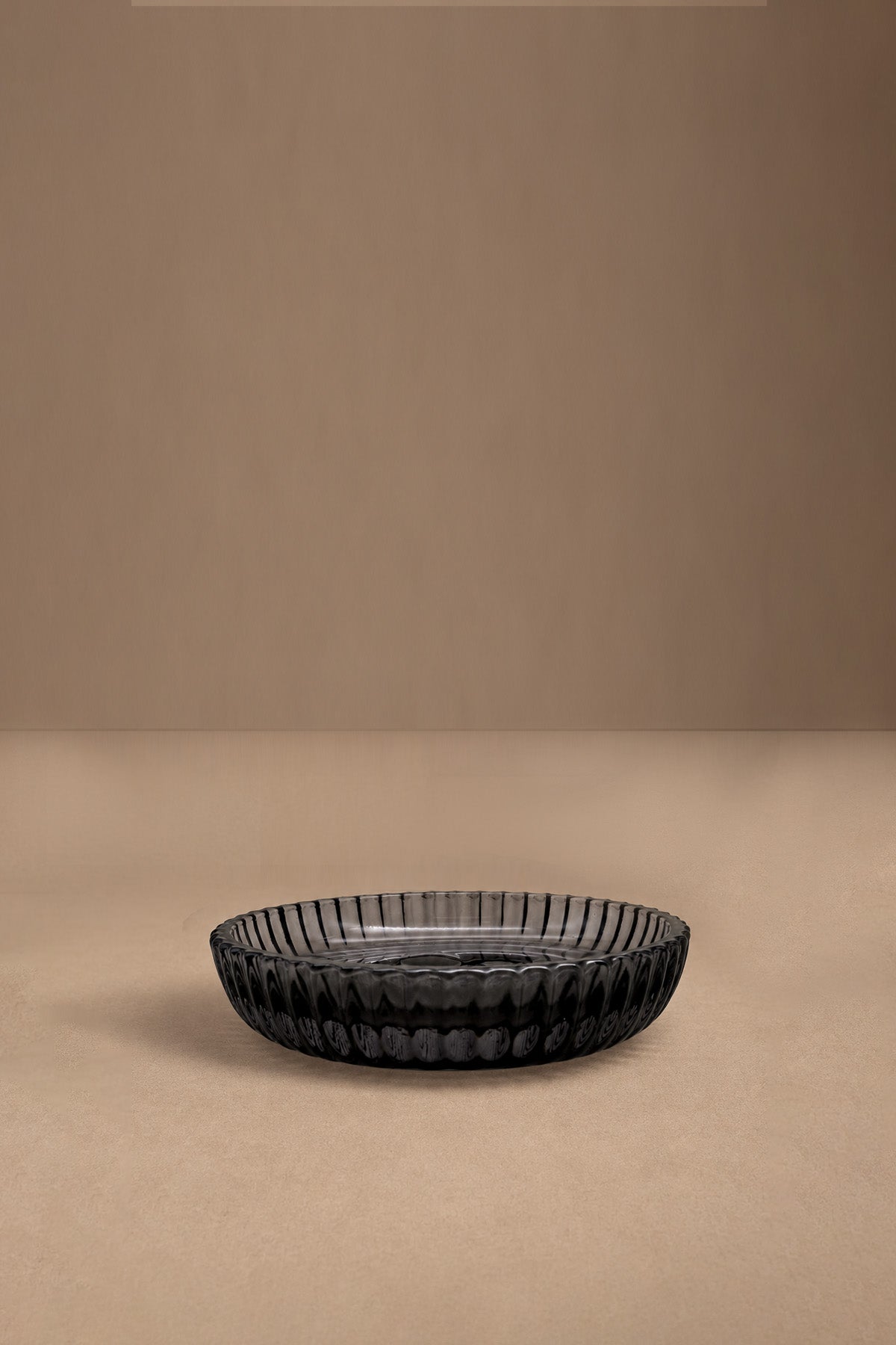 Shadow Anthracite Glass Solid Soap Dish