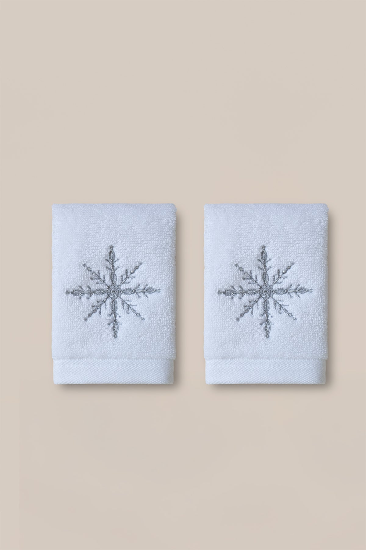 Kartanesi Nakışlı Pamuk Bukle Havlu 2'li Set 600gr/m2