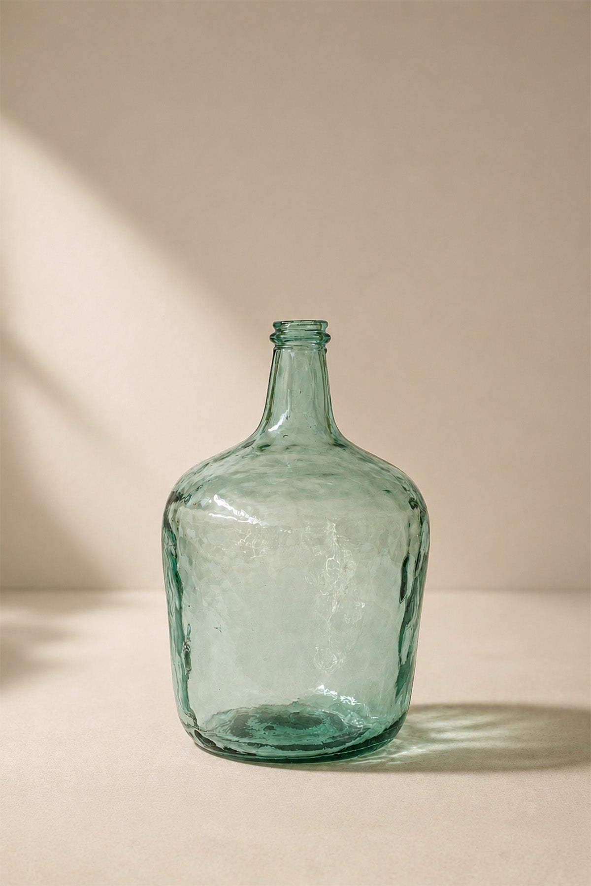Düz Büyük Geri Dönüştürülmüş Cam Vazo 25 x 25 x 38 cm
